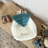 sac à dos enfant personnalisé rabat feuille