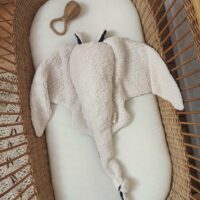 grande peluche raie douce sherpa