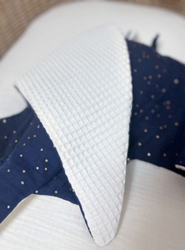 grande peluche raie gaze de coton et nid d'abeille