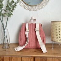 sac a dos enfant gaze de coton matelasse