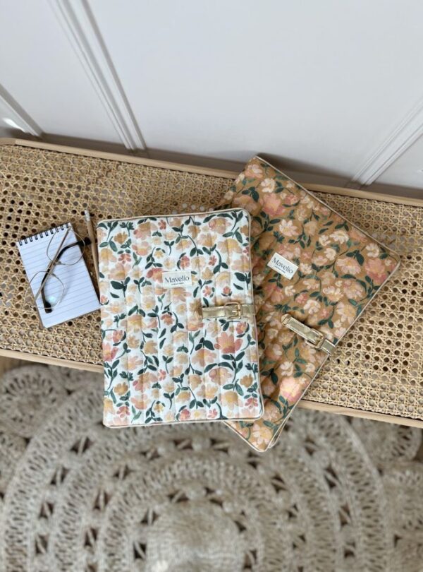 2 tailles pochettes pour tablette matelassée