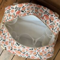 grand sac voyage matelassé prairie écru