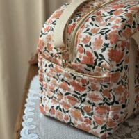 grand sac voyage matelassé prairie écru