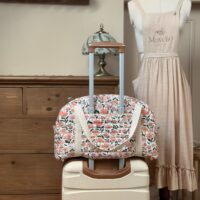 grand sac voyage matelassé prairie écru