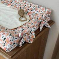 housse de matelas à langer prairie écru