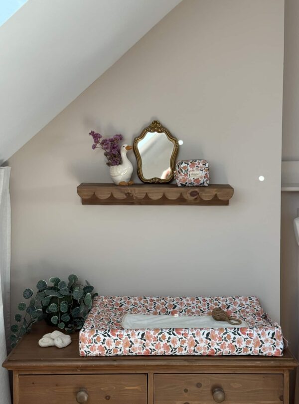 housse de matelas à langer prairie écru