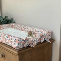 housse de matelas à langer prairie écru