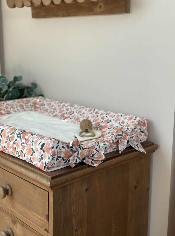 housse de matelas à langer prairie écru