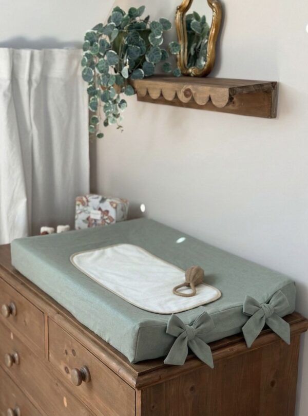 housse pour matelas à langer gaze de coton kaki housse pour matelas à langer gaze de coton kaki