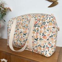 sac à langer matelassé prairie écru