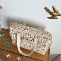 sac à langer matelassé prairie écru