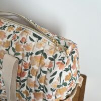 sac à langer matelassé prairie écru