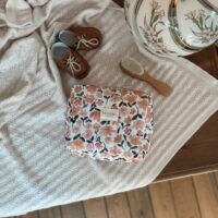 trousse de toilette matelassé prairie écru