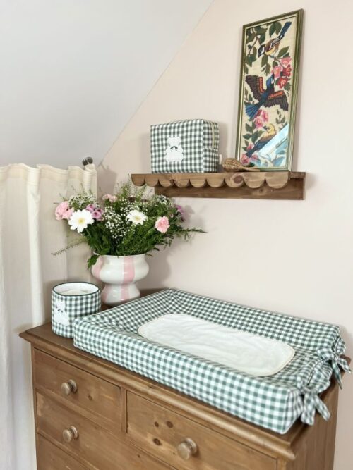 Housse De Matelas à Langer Imperméable - Coton Doux - Motifs Animaux - 81 X 41 Cm