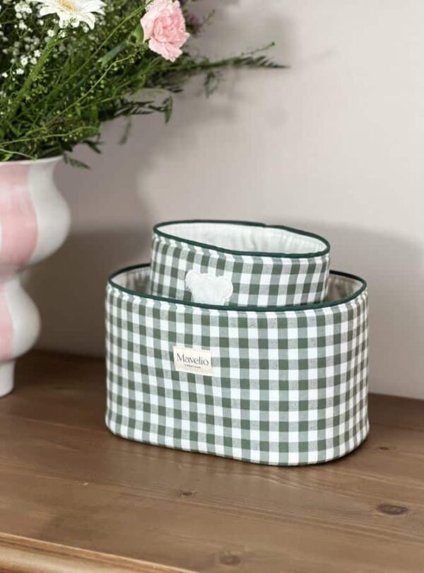 panières de rangement vichy vt ourson