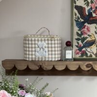 vanity cottage vichy beige broderie ourson