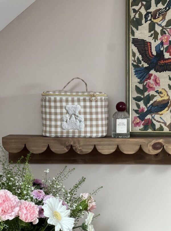 vanity cottage vichy beige broderie ourson