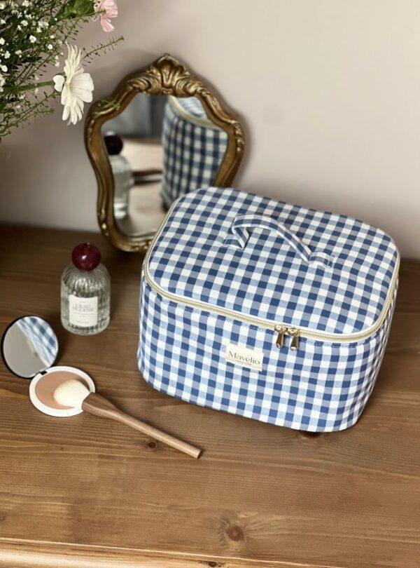 vanity cottage vichy bleu