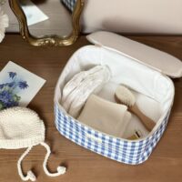 vanity cottage vichy bleu