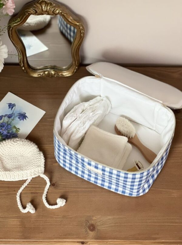 vanity cottage vichy bleu