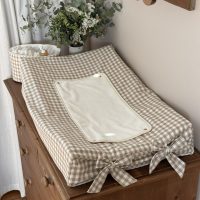 housse de matelas à langer sofalange vichy beige