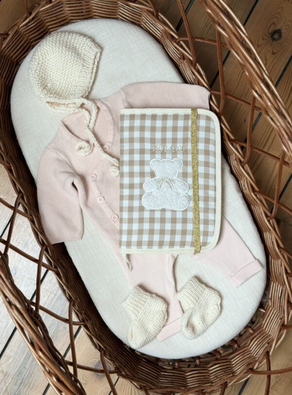 protège carnet de santé vichy beige et ourson