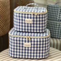 vanity vichy bleu taille m et l