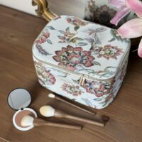 grand vanity taille L en jacquard fleuri