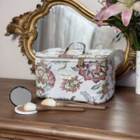 grand vanity taille L en jacquard fleuri