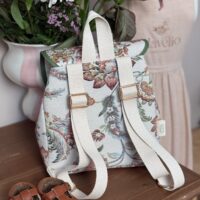 sac à dos enfant jacquard fleuri