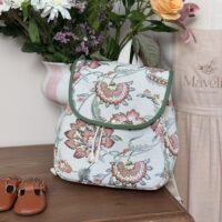 sac à dos enfant jacquard fleuri