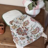 sac à dos enfant jacquard fleuri