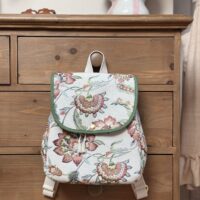 sac à dos enfant jacquard fleuri