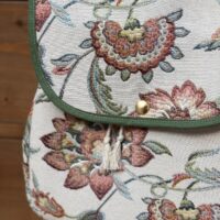 sac à dos enfant jacquard fleuri