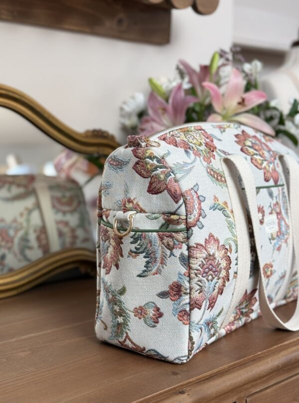 sac à langer jacquard fleuri (3) sac à langer jacquard fleuri