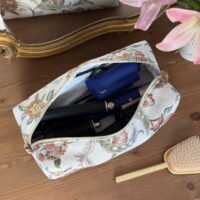 trousse de toilette XL jacquard fleuri
