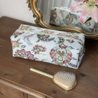trousse de toilette XL jacquard fleuri
