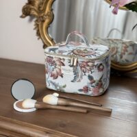 vanty taille M en jacquard fleuri