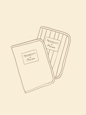 protège passeport personnalisable