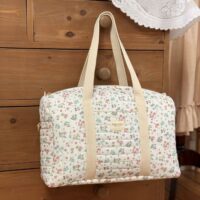 sac à langer matelassé jardin d'été