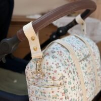 sac à langer matelassé jardin d'été