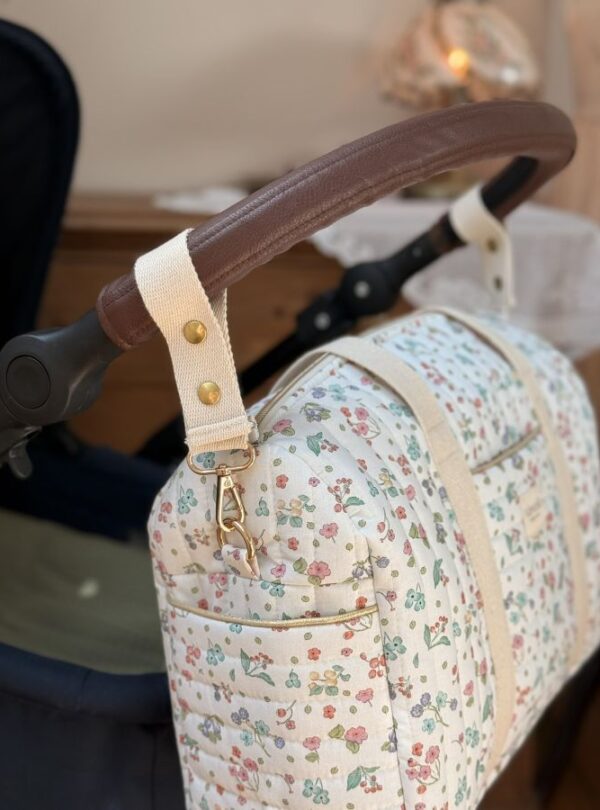 sac à langer matelassé jardin d'été