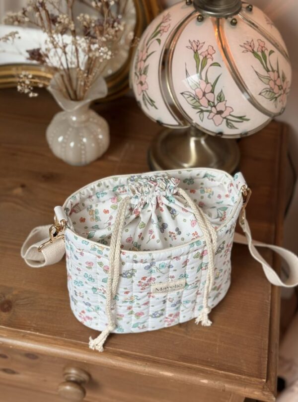 sac seau matelassé jardin d'été