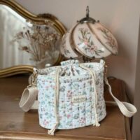 sac seau matelassé jardin d'été