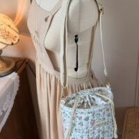 sac seau matelassé jardin d'été