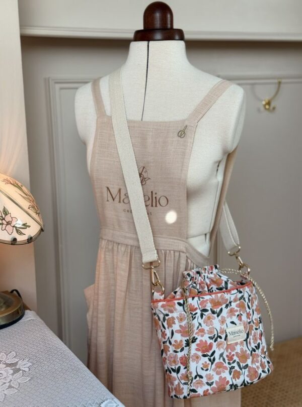 sac seau matelassé prairie écru