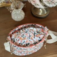 sac seau matelassé prairie écru