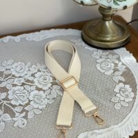 sangle en coton écru réglable