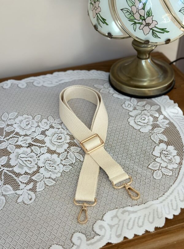 sangle en coton écru réglable sangle en coton écru réglable