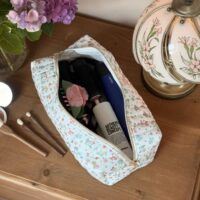 trousse de toilette matelassé xl jardin d'été